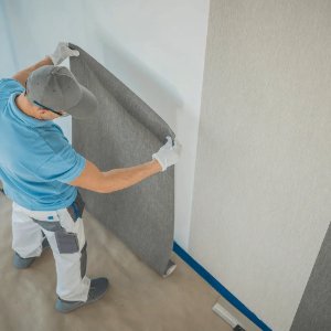 Wallpaper installation and removal service by Artem Painters